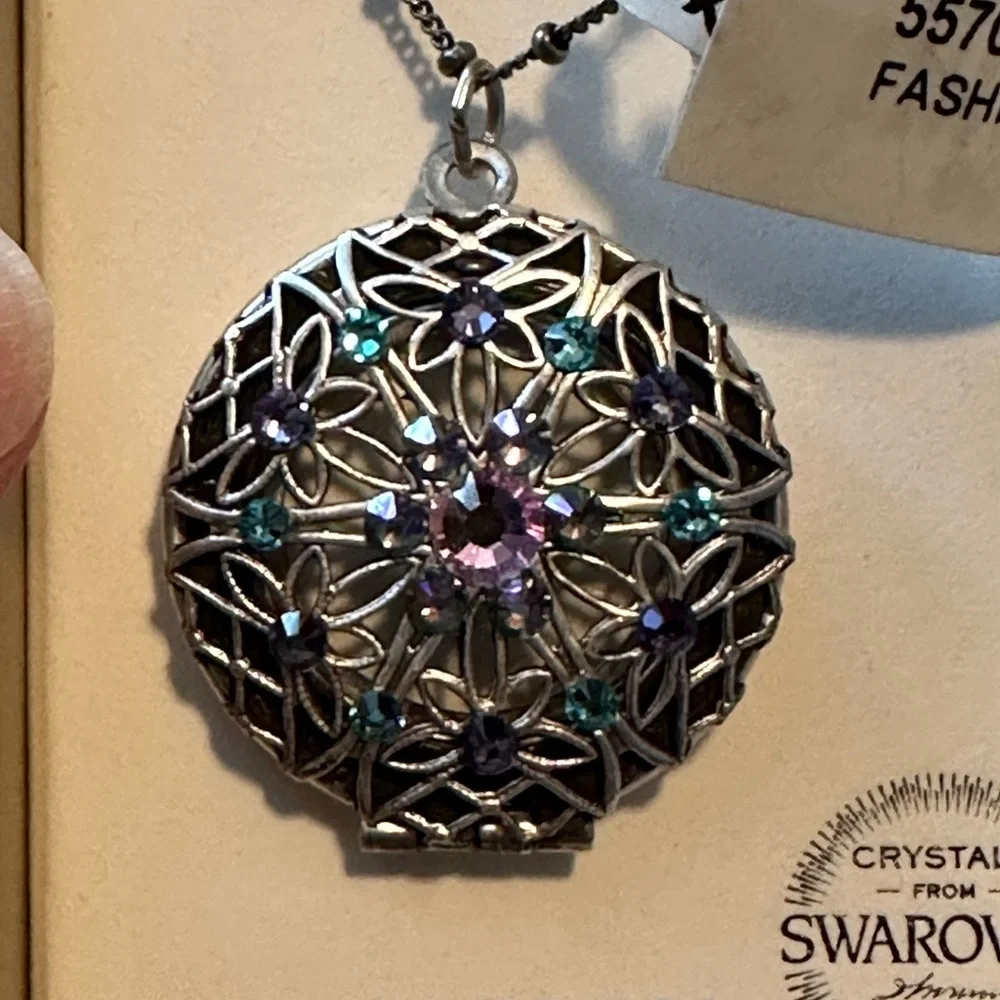 🆕Anne Koplic Swarovski locket - Picture 2 of 5